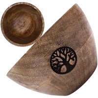 Ritualschale aus Holz - Baum des Lebens - 12x7 cm von ANCIENT WISDOM