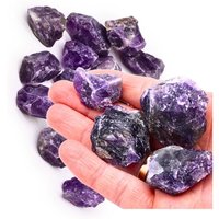 Rohe AMETHYST-Steine 1 Stück 2-4 cm von ANCIENT WISDOM