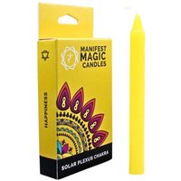 Set mit 12 magischen Kerzen Solarplexus-Chakra von ANCIENT WISDOM