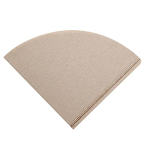 ANCLLO 100 Stück Kaffeefilterpapier, V02 Kaffeefilter, natürlich, kegelförmig, ungebleicht, Kaffeefilter passend für Kaffee-Tropfer ANCLLO 100 Stück Kaffeefilterpapier, V02 Kaffeefilter, natürlich, kegelförmig, ungebleicht, Kaffeefilter passend für Kaffee-Tropfer von ANCLLO