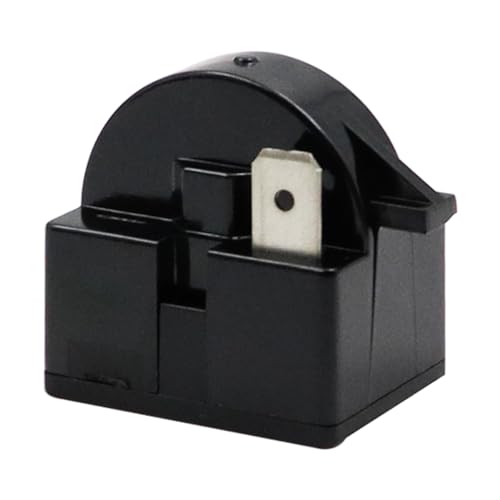ANCLLO 4 Stück 1 Pin 15 Ohm schwarzes Kühlschrank-Startrelais für Kompressor von ANCLLO