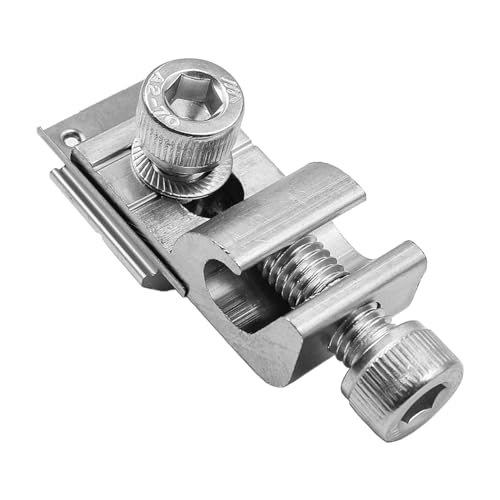 ANCLLO 4 Stück Erdungsklemme M8 für PV-Modul Standard-Solarmodul-Erdungsclip-Montage-Solarmodul-Montagehalterung mit Schraube ANCLLO 4 Stück Erdungsklemme M8 für PV-Modul Standard-Solarmodul-Erdungsclip-Montage-Solarmodul-Montagehalterung mit Schraube von ANCLLO