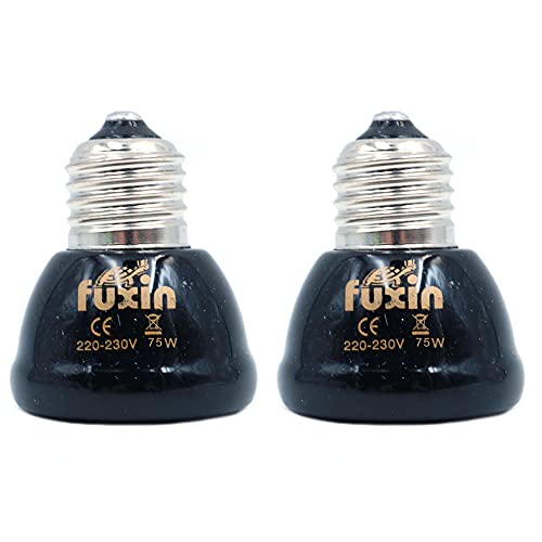 ANCLLO E27 Glühbirne Ferninfrarot Keramik Haustier Heizlampe für Eidechse Obst Spinne Reptil Box Wärmer 25 W von ANCLLO