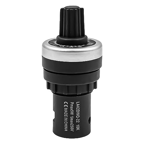 ANCLLO Potentiometer LA42DWQ-22 10K Ohm Frequenzwandler IP65 VSD VFD Widerstand Variable Geschwindigkeit Drive Drehpotentiometer 22mm von ANCLLO