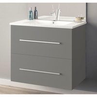 Wandschrank Ancoflash mit 2 Schubladen – mattes Anthrazit, 70 cm Wandschrank Ancoflash mit 2 Schubladen – mattes Anthrazit, 70 cm von ANCONETTI