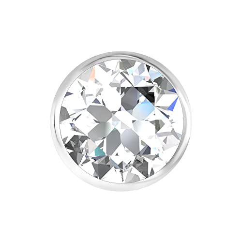 Andante CHUNK Click-Button Druckknopf (Kristall facettiert) für Chunk-Armbänder, Chunk-Ringe und andere Chunk-Accessoires von ANDANTE