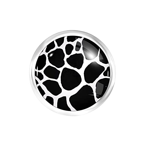 Andante CHUNK Click-Button Druckknopf (Zebra) für Chunk-Armbänder, Chunk-Ringe und andere Chunk-Accessoires von ANDANTE