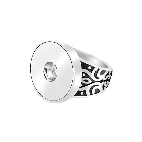 ANDANTE Chunk Ring für Chunks Click-Buttons Druckknöpfe - 18-20 mm - Kompatibel mit allen Chunk-Herstellern von ANDANTE