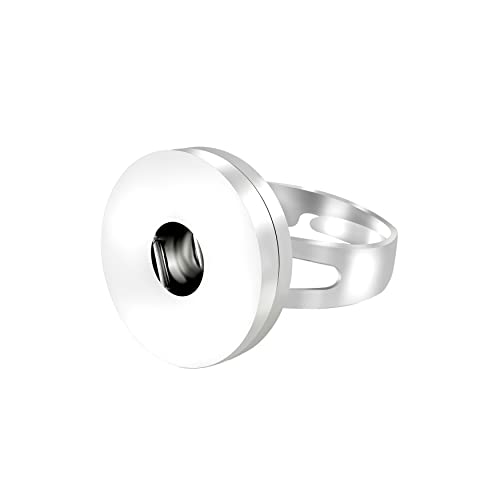 ANDANTE Chunk Ring für Chunks Click-Buttons Druckknöpfe - größenverstellbar (17-20 mm) von ANDANTE