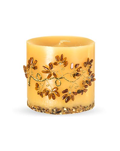 ANDANTE PREMIUM Bienenwachs Kerze verziert mit NATUR OSTSEE Bernsteinen ** ULTIMATE MAGIC ** echte Handarbeit - Grösse XXL ANDANTE PREMIUM Bienenwachs Kerze verziert mit NATUR OSTSEE Bernsteinen ** ULTIMATE MAGIC ** echte Handarbeit - Grösse XXL von ANDANTE