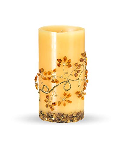 ANDANTE PREMIUM Bienenwachs Kerze verziert mit Natur OSTSEE Bernsteinen ** Slim Prinz Charming ** echte Handarbeit - Große Kerze ANDANTE PREMIUM Bienenwachs Kerze verziert mit Natur OSTSEE Bernsteinen ** Slim Prinz Charming ** echte Handarbeit - Große Kerze von ANDANTE