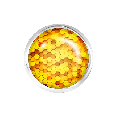 Andante CHUNK Click-Button Druckknopf für Chunk-Armbänder, Chunk-Ringe und andere Chunk-Accessoires - Bienenstock - Gelb Andante CHUNK Click-Button Druckknopf für Chunk-Armbänder, Chunk-Ringe und andere Chunk-Accessoires - Bienenstock - Gelb von ANDANTE