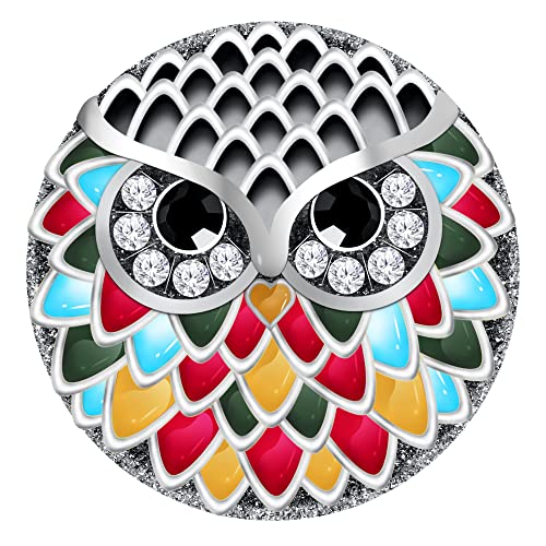 Andante CHUNK Click-Button Druckknopf für Chunk-Armbänder, Chunk-Ringe und andere Chunk-Accessoires - Eule Andante CHUNK Click-Button Druckknopf für Chunk-Armbänder, Chunk-Ringe und andere Chunk-Accessoires - Eule von ANDANTE
