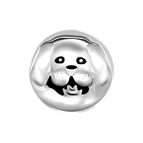 Andante CHUNK Click-Button Druckknopf für Chunk-Armbänder, Chunk-Ringe und andere Chunk-Accessoires - Hund von ANDANTE