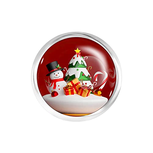 Andante CHUNK Click-Button Druckknopf für Chunk-Armbänder, Chunk-Ringe und andere Chunk-Accessoires - Weihnachten von ANDANTE