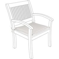 Gepolstertes Kissen für Stühle und Sessel im Freien und im Garten -Natürliche / Kit mit 2 Stück von BIZZOTTO