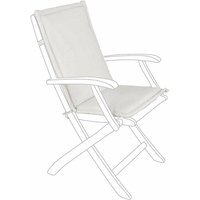 Kissen für Stuhl und Sessel mit mittlerer Rückenlehne aus wasserabweisendem Polyester 180 gm -Natürliche / 1 Stück von BIZZOTTO