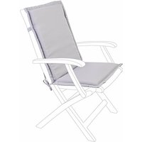 Bizzotto - Kissen für Stuhl und Sessel mit mittlerer Rückenlehne aus wasserabweisendem Polyester 180 gm -Taubenfarben / 1 Stück von BIZZOTTO