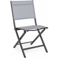 Klappstühle "Elin" aus Aluminium Outdoor-Möbel für Garten und Veranda 2 Stück -Anthrazit Klappstühle "Elin" aus Aluminium Outdoor-Möbel für Garten und Veranda 2 Stück -Anthrazit von BIZZOTTO