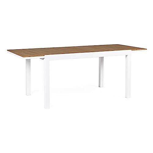 ANDREA BIZZOTTO Ausziehbarer Tisch Elias 140-200 x 90 Weiß von BIZZOTTO
