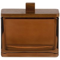 Dekorative Box aus braunem Glas BA73066 Andrea House von ANDREA HOUSE