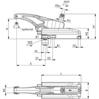 AMF Spannunterlage DIN6326 BG stufenlos verstellb. Kombination von ANDREAS MAIER GMBH