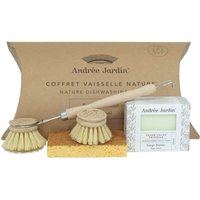 Andree Jardin - Geschirrset mit Seifenbürste und Schwamm Natur von ANDREE JARDIN