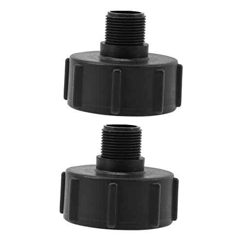 2Stücke Ibc Adapter für Wassertanks Ibc Robuste Kunststoffverbindung für Sichere Nutzung zu Installieren mit Ldpe Dichtungen Kompatibel von ANDRESLAD