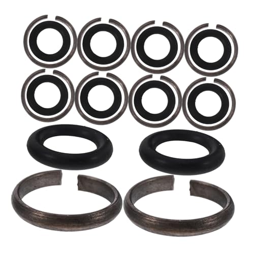 ANDRESLAD 10 Sätze Teiliges Schlagschrauber Sicherungsringe und O ringe Vierkantantrieb Stecknuss Halteclips Langlebig und Vielseitig für Akku schlagschrauber Einfache Montage Robuste von ANDRESLAD