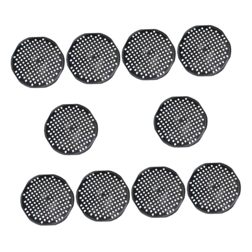 ANDRESLAD 10 Stück Pflanzentopf Drainage Mesh Pads Runde Gittermatten für Blumentöpfe Verhindern Bodenverlust Atmungsaktive Bonsai Unterlage für Gesundes Pflanzenwachstum von ANDRESLAD