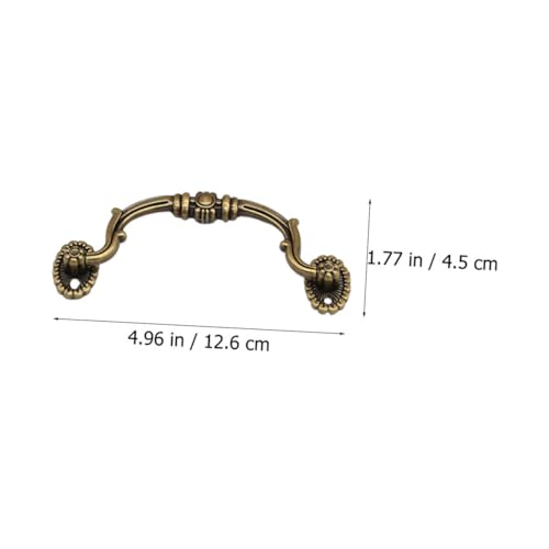 ANDRESLAD 10 Stück Teiliges Antike Europäische Möbelgriffe aus Vintage Schrank Schubladengriffe Einfache Montage für Kommode Kleiderschrank Türen von ANDRESLAD