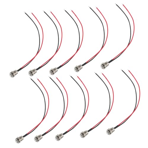 ANDRESLAD 10 Stück Teiliges LED Druckknopf Schalter mit Vorverdrahtung Selbstsperrend Flachkopf für Boot Auto Außenbeleuchtung Schaltkasten Geeignet ANDRESLAD 10 Stück Teiliges LED Druckknopf Schalter mit Vorverdrahtung Selbstsperrend Flachkopf für Boot Auto Außenbeleuchtung Schaltkasten Geeignet von ANDRESLAD