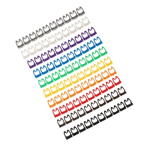 ANDRESLAD 100 Stück Kabelmarkierer Kunststoff Kabelbeschriftung mit Nummern Wiederverwendbare Kabel identifikationsetiketten für Stromkabel und Datenleitungen Farbige Kabeltags für Einfache ANDRESLAD 100 Stück Kabelmarkierer Kunststoff Kabelbeschriftung mit Nummern Wiederverwendbare Kabel identifikationsetiketten für Stromkabel und Datenleitungen Farbige Kabeltags für Einfache von ANDRESLAD