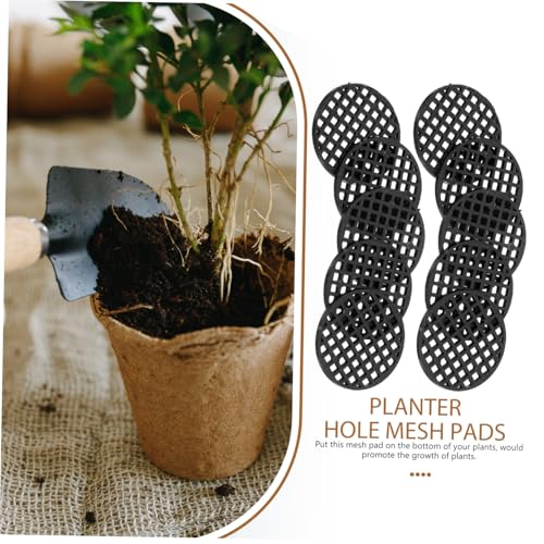 ANDRESLAD 100 Stück Pflanzentopf Netzpads Rundes Drainagegitter für Blumentöpfe aus Langlebigem Kunststoff Auslaufsichere Bodengittermatte für Garten und Bonsai Verbesserte Luftzirkulation ANDRESLAD 100 Stück Pflanzentopf Netzpads Rundes Drainagegitter für Blumentöpfe aus Langlebigem Kunststoff Auslaufsichere Bodengittermatte für Garten und Bonsai Verbesserte Luftzirkulation von ANDRESLAD