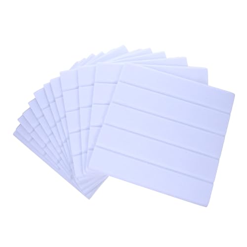 ANDRESLAD 12 Stück Teiliges Selbstklebendes Wand-akustikpanel Weiß Polyethylen Schalldämmung Schallabsorber mit Vertikalem Streifendesign für Tonstudio Heimkino Büro ANDRESLAD 12 Stück Teiliges Selbstklebendes Wand-akustikpanel Weiß Polyethylen Schalldämmung Schallabsorber mit Vertikalem Streifendesign für Tonstudio Heimkino Büro von ANDRESLAD
