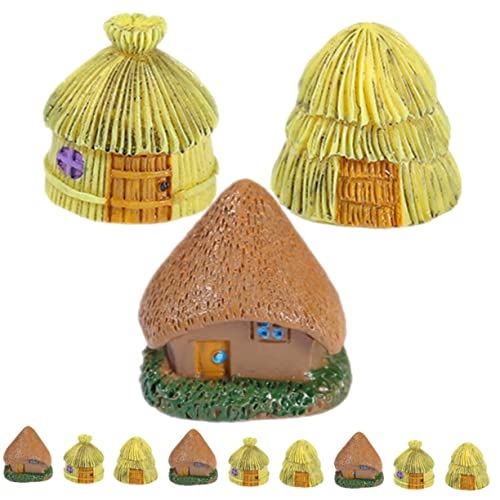 ANDRESLAD 12Stücke Miniaturhaus Schmuck Teiliges Resin Mikrolandschaft Ornamente für Mini Terrarien und Bonsai Dekoration für Feenhaus und Blumenpotterstellung ANDRESLAD 12Stücke Miniaturhaus Schmuck Teiliges Resin Mikrolandschaft Ornamente für Mini Terrarien und Bonsai Dekoration für Feenhaus und Blumenpotterstellung von ANDRESLAD