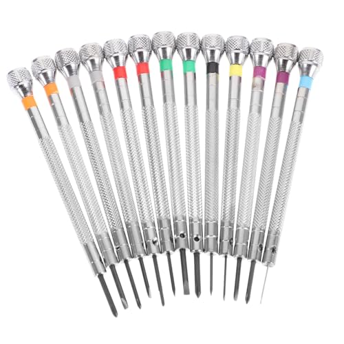 ANDRESLAD 13 Stück Teiliges Uhrmacher Schraubendreher Set Perfektes Werkzeug für Reparaturen an Uhren Brillen und Elektronik Ergonomischer Griff Rutschfest und Tragbar ANDRESLAD 13 Stück Teiliges Uhrmacher Schraubendreher Set Perfektes Werkzeug für Reparaturen an Uhren Brillen und Elektronik Ergonomischer Griff Rutschfest und Tragbar von ANDRESLAD
