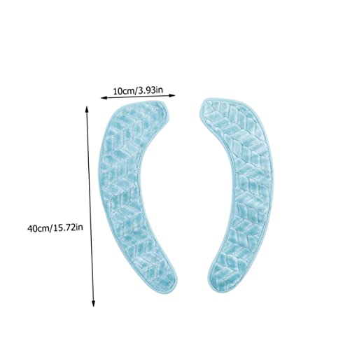 ANDRESLAD 2 Paare Waschbare Hautfreundliche Toilettensitzauflagen aus Weichem Plüsch Rutschfester Wc sitzbezug in Blau Verschleißfest und Komfortabel für Viele Toiletten Geeignet ANDRESLAD 2 Paare Waschbare Hautfreundliche Toilettensitzauflagen aus Weichem Plüsch Rutschfester Wc sitzbezug in Blau Verschleißfest und Komfortabel für Viele Toiletten Geeignet von ANDRESLAD