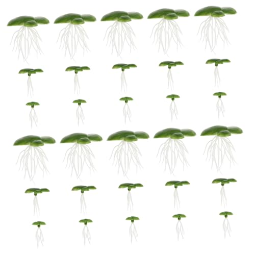 ANDRESLAD 2 Packungen Künstliche Wasserlinsen Schwimmpflanzen Aquarium Dekoration Kunststoff Grün Natürliche Optik Langlebig und Sicher für Fischbecken Teichgestaltung ANDRESLAD 2 Packungen Künstliche Wasserlinsen Schwimmpflanzen Aquarium Dekoration Kunststoff Grün Natürliche Optik Langlebig und Sicher für Fischbecken Teichgestaltung von ANDRESLAD