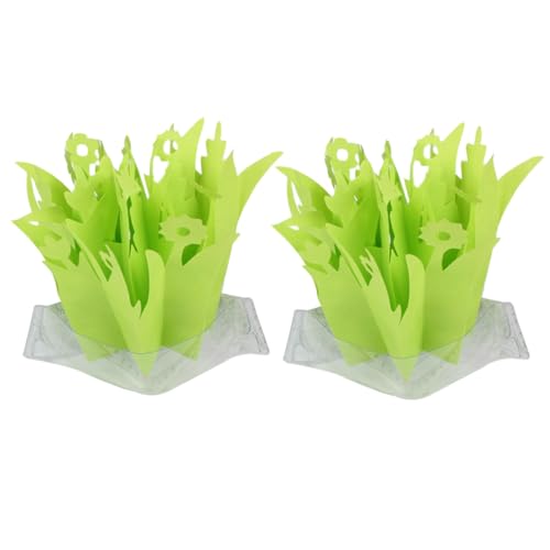 ANDRESLAD 2 STÜCK Reptilien Luftbefeuchter Natürlicher Verdunster für Terrarien und Reptilienboxen Energiesparend Umweltfreundlich Langlebiges Polymermaterial Vielseitig für Heim und Büro von ANDRESLAD