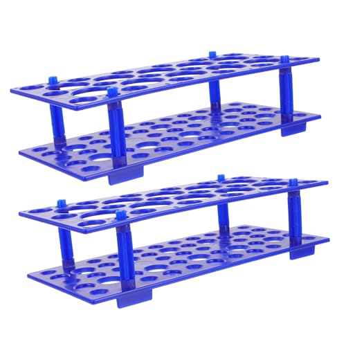 ANDRESLAD 2 Stück Abnehmbares Kunststoff Zentrifugenröhrenständer Labor Test Tube Rack mit Löchern für Wissenschaftliche Forschung und Laboreinsatz Leicht und Platzsparend Zufällige Farbe ANDRESLAD 2 Stück Abnehmbares Kunststoff Zentrifugenröhrenständer Labor Test Tube Rack mit Löchern für Wissenschaftliche Forschung und Laboreinsatz Leicht und Platzsparend Zufällige Farbe von ANDRESLAD