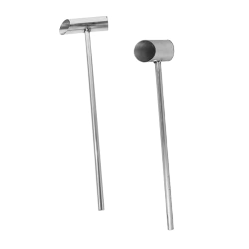 ANDRESLAD 2 Stück Edelstahl Marshmallow Zuckerportionierer Verschleißfest Glatte Oberfläche Einfach zu Reinigen Für Zuckerwattenmaschine Geeignet von ANDRESLAD