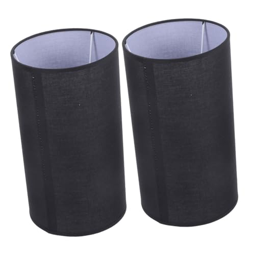 ANDRESLAD 2 Stück Kleine Lampenschirme aus Stoff Abnehmbar und Leicht DIY Lampenschirm Passend für Wandleuchte Tischlampe und Hängelampe für Schlafzimmer Küche und Flur Einfache Montage und von ANDRESLAD