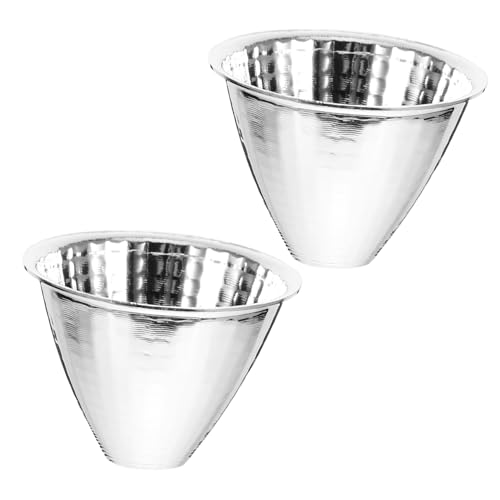 ANDRESLAD 2 Stück LED Spot Reflektor Cup Reflektierende Lampenschirme Gleichmäßige Lichtverteilung Verlängerte Strahlweite Tragbares Zubehör für Taschenlampen Geeignet für Innen ANDRESLAD 2 Stück LED Spot Reflektor Cup Reflektierende Lampenschirme Gleichmäßige Lichtverteilung Verlängerte Strahlweite Tragbares Zubehör für Taschenlampen Geeignet für Innen von ANDRESLAD