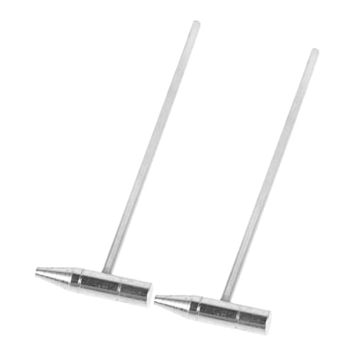 ANDRESLAD 2 Stück Mini Hammer Eisen Stimmhammer mit Ergonomischem Griff für Kalimba und Uhren Vielseitiges Percussion Instrument Zubehör Langlebig und Präzise für Experten und DIY Anwender von ANDRESLAD