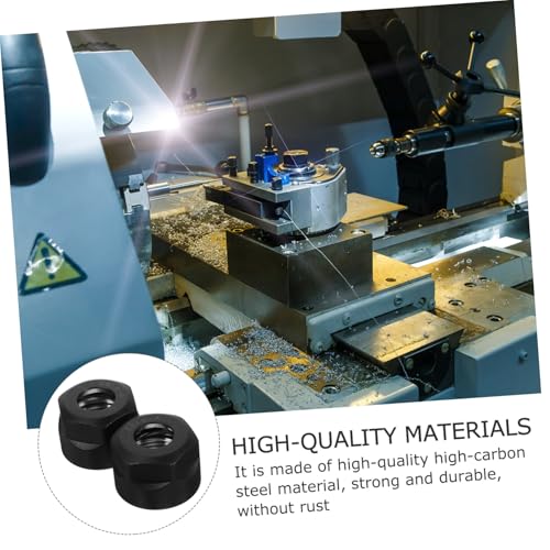 ANDRESLAD 2 Stück Präzisionsspannmutter Metallmutter für CNC Drehmaschinen Werkzeughalter Kompatibel mit Fräsern und Bohrern Langlebig und Robust ANDRESLAD 2 Stück Präzisionsspannmutter Metallmutter für CNC Drehmaschinen Werkzeughalter Kompatibel mit Fräsern und Bohrern Langlebig und Robust von ANDRESLAD