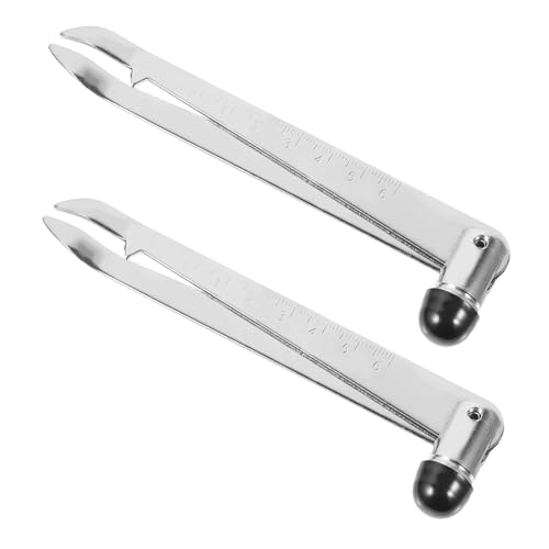 ANDRESLAD 2 Stück Teiliges Medizinisches Reflexhammer Edelstahl mit Maßstab Leichter Neurologischer Diagnostikhämmer zur Messung von Muskel Nervensystemreflexen Multifunktional und Tragbar ANDRESLAD 2 Stück Teiliges Medizinisches Reflexhammer Edelstahl mit Maßstab Leichter Neurologischer Diagnostikhämmer zur Messung von Muskel Nervensystemreflexen Multifunktional und Tragbar von ANDRESLAD