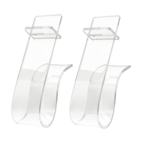 ANDRESLAD 2 Stück Teiliges Transparentes Schuhregal mit Biegungsfestem Material Poliertem Handschonendem Design Kompakt und Leicht für Stilvolle Schuhaufbewahrung und Übersichtliche von ANDRESLAD