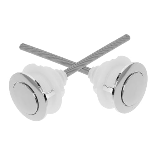 ANDRESLAD 2 Stück Wc-spülknöpfe Ersatzteile Langlebige Drucktasten für Toiletten-wassertank mit Einfacher Montage Verstellbare Stablänge Glatte Oberfläche Robust und Passgenau ANDRESLAD 2 Stück Wc-spülknöpfe Ersatzteile Langlebige Drucktasten für Toiletten-wassertank mit Einfacher Montage Verstellbare Stablänge Glatte Oberfläche Robust und Passgenau von ANDRESLAD