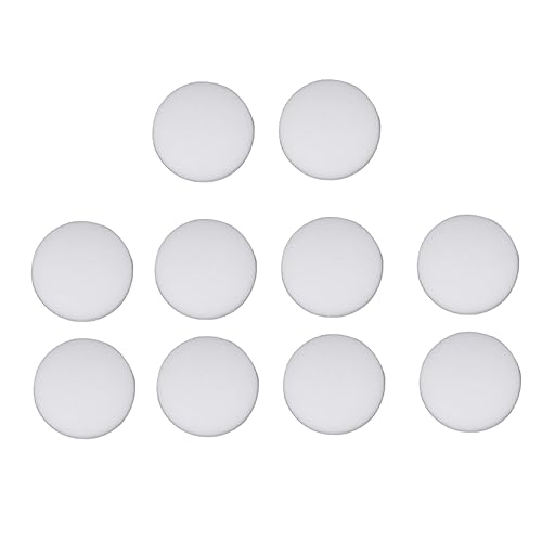 ANDRESLAD 20stücke Silikon Türstopper Selbstklebend Wandprotektor Rund Tür-wandschutz Türknaufstopper Stoßstangenschutz Neutralweiß von ANDRESLAD